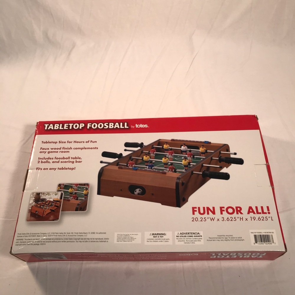 Totes Tabletop Foosball Game